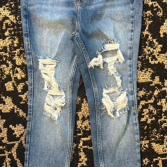 Free People We The Free Phoenix Distressed High-Rise Skinny Jeans 27 6 - Picture 6 of 10